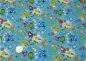 Preview: Piepmatz flannel blue fabric with birds